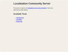 Tablet Screenshot of l10n.mozilla-community.org